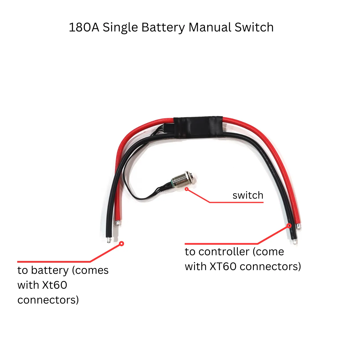 Zero parallellbatteri bryter 24-52V dobbeltbatteri