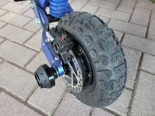NanRobot crash pads elsparkesykkel 4-pakning svart
