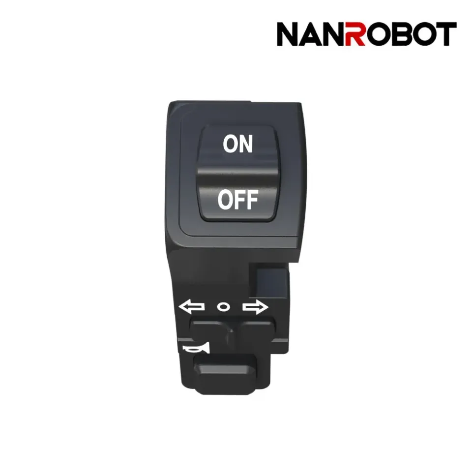 NanRobot horn+lysbryter 2-i-1 hunn D4+ D6+ N6