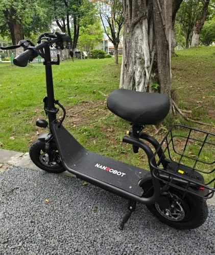 NanRobot M5 elsparkesykkel 36V 5.2Ah 350W grå sete