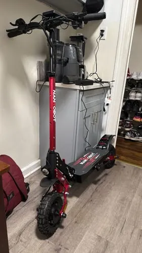 NanRobot D4+ Max elsparkesykkel 52V blå uten sete 2400W