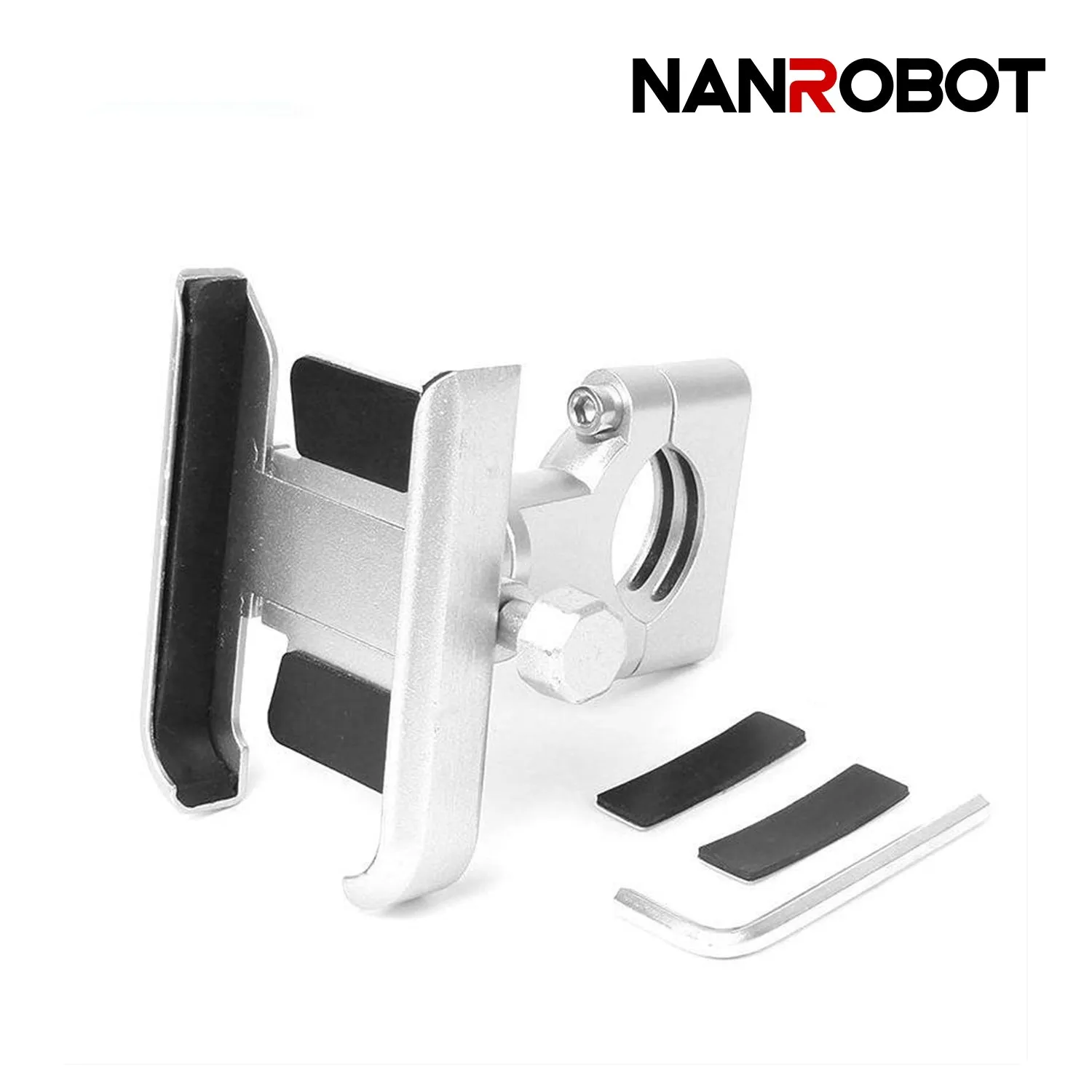 NanRobot mobilholder til elsparkesykkel svart 4-6,5"