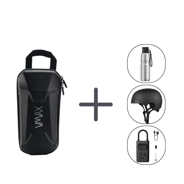 VMAX Rider Bundle tilbehørspakke med hjelm og pumpe