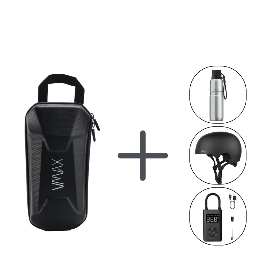 VMAX Rider Bundle tilbehørspakke med hjelm og pumpe