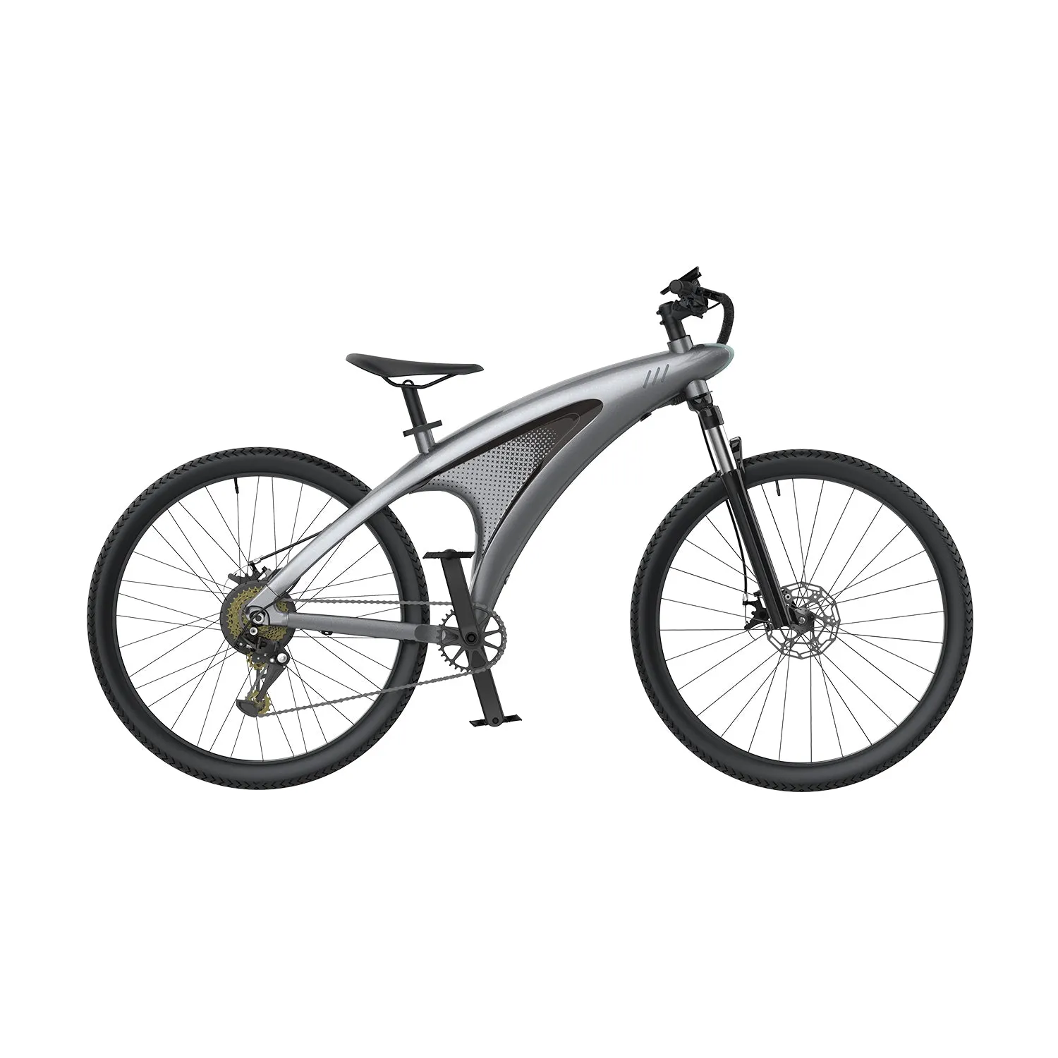 NanRobot Q5 elsykkel grå 650W 27,5" 28mph