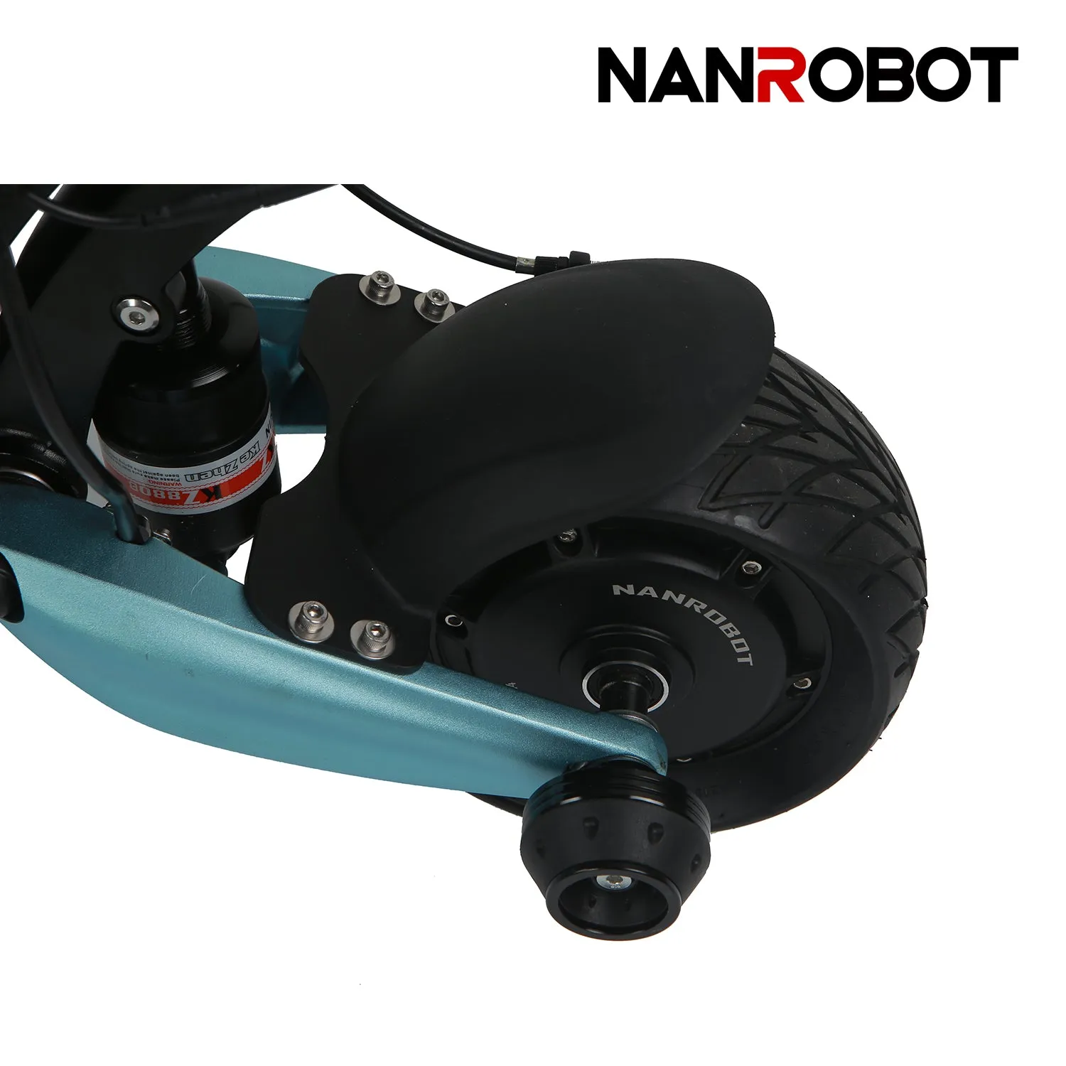 NanRobot crash pads elsparkesykkel 4-pakning svart