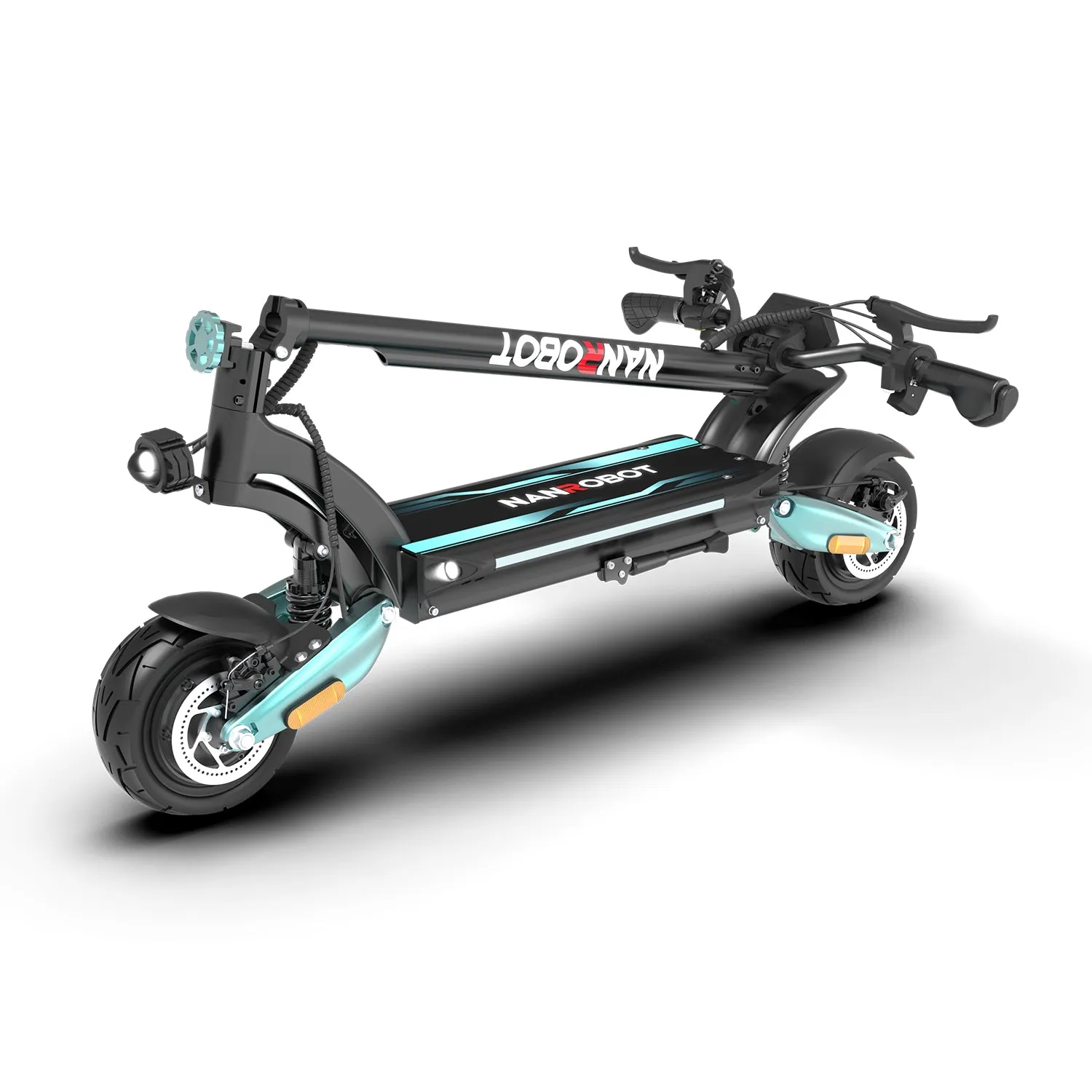 NanRobot Lightning Pro elsparkesykkel Sky Blue uten sete 64 km