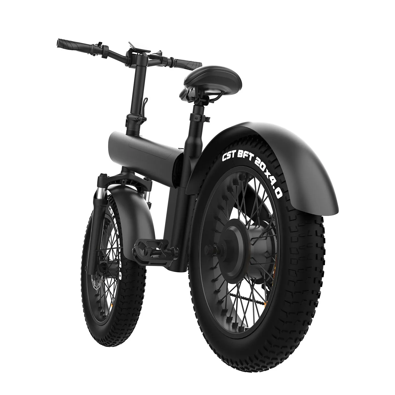 NanRobot Q3 elsykkel 750W 48V grå 20" fatbike