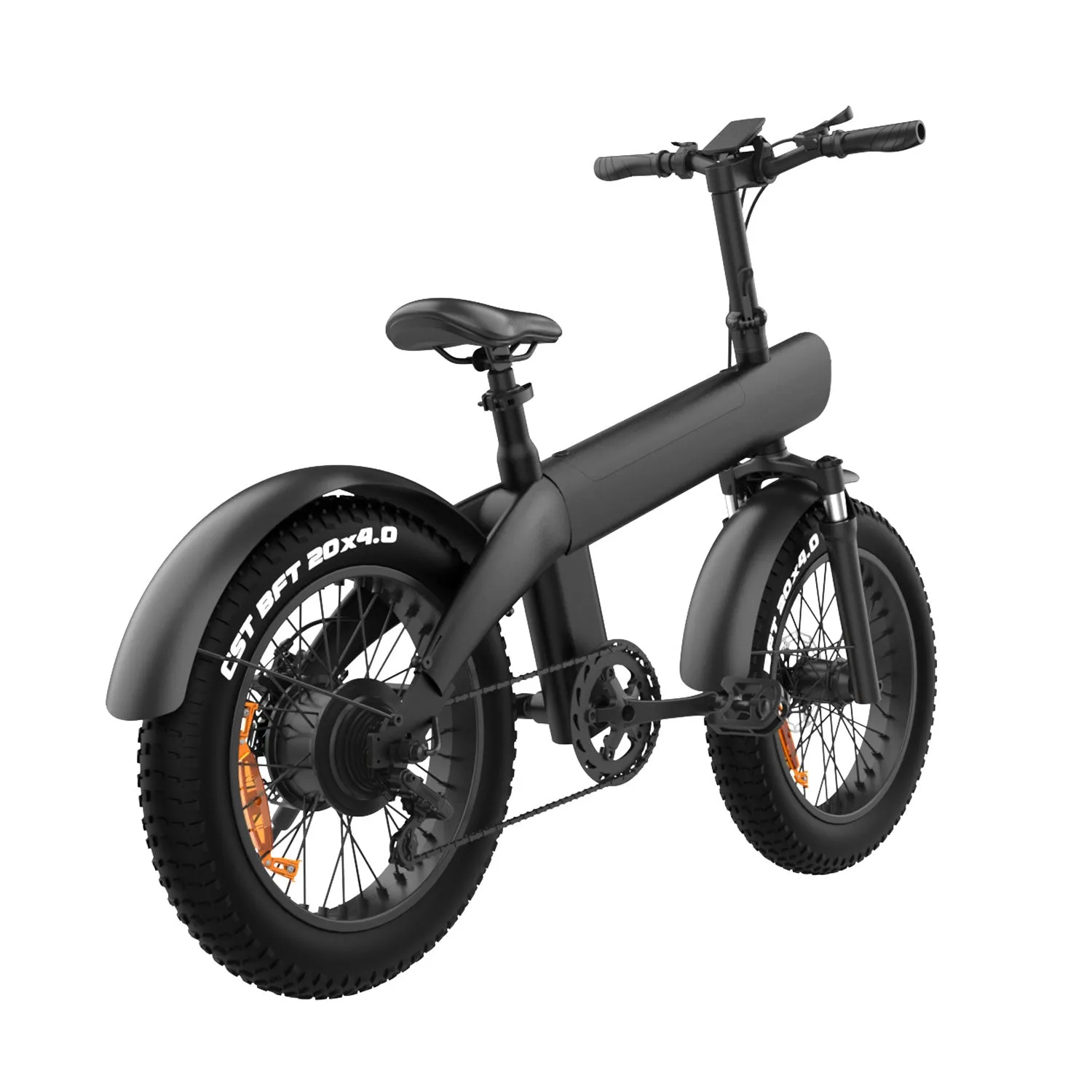 NanRobot Q3 elsykkel 750W 48V grå 20" fatbike