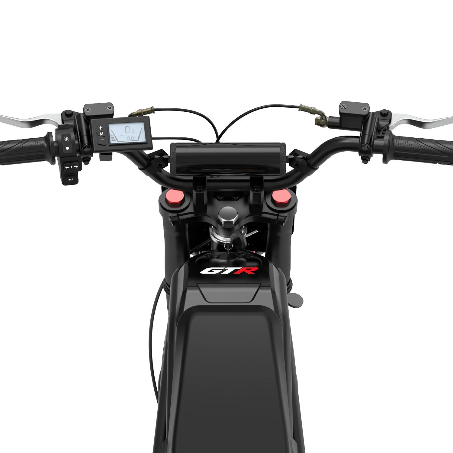 NanRobot GT-R elektrisk dirt bike 2000W svart 136Nm