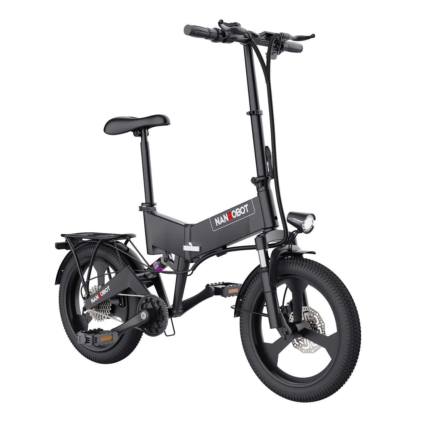 NanRobot N1 elsykkel 20 tommer 350W sammenleggbar