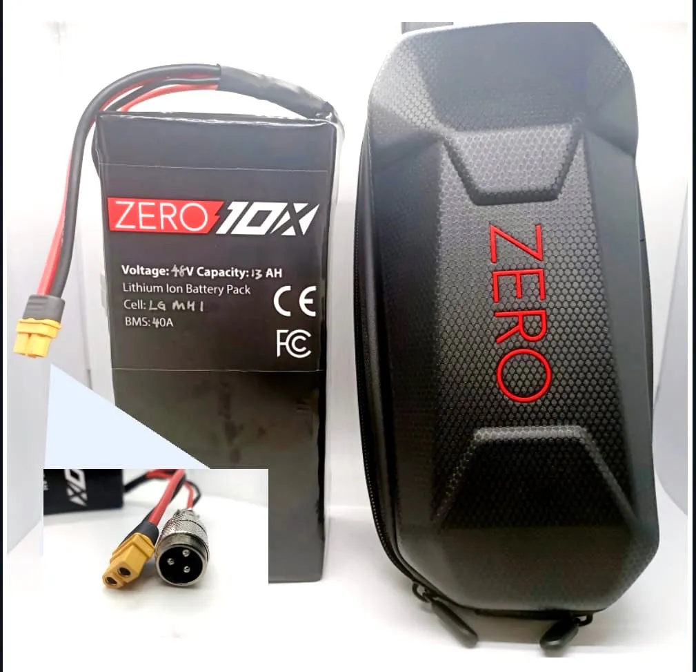 Zero VSETT ekstrabatteri 52V 23Ah LG rekkeviddeforlenger