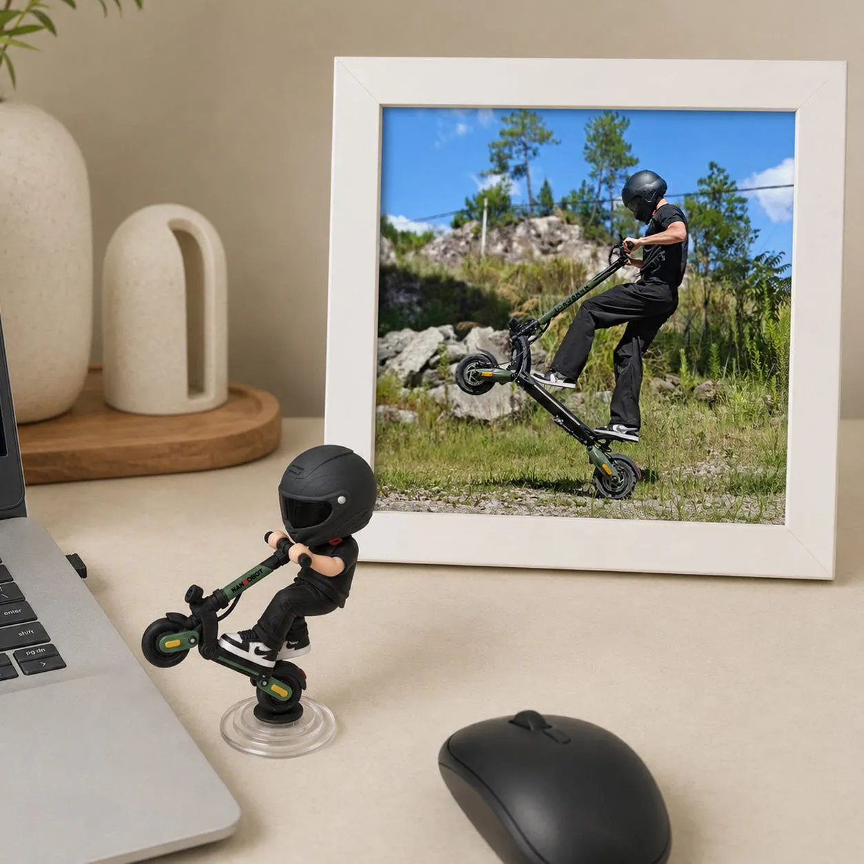 NanRobot 3D minifigur 10 cm personlig fra bilde