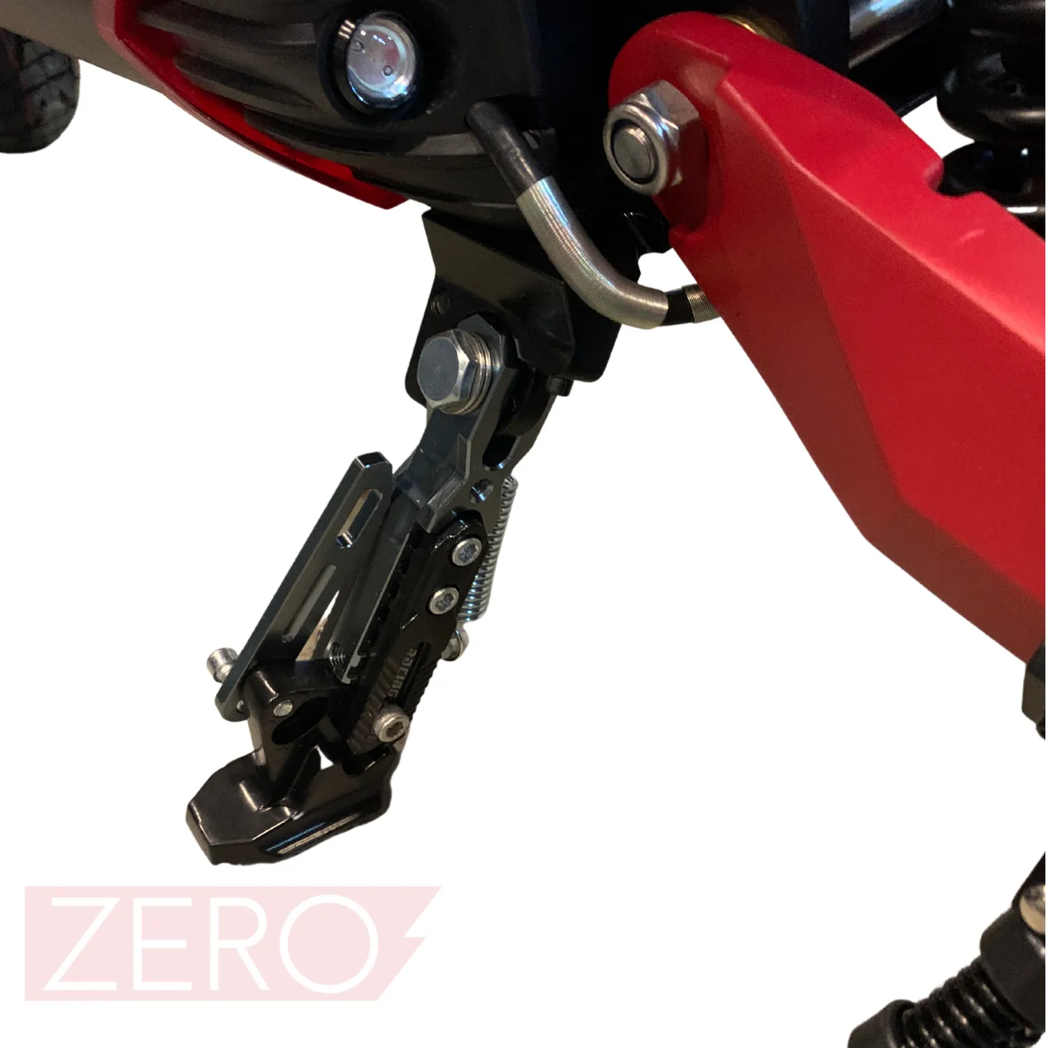 Zero Rugged Kickstand sidestøtte 10X svart justerbar