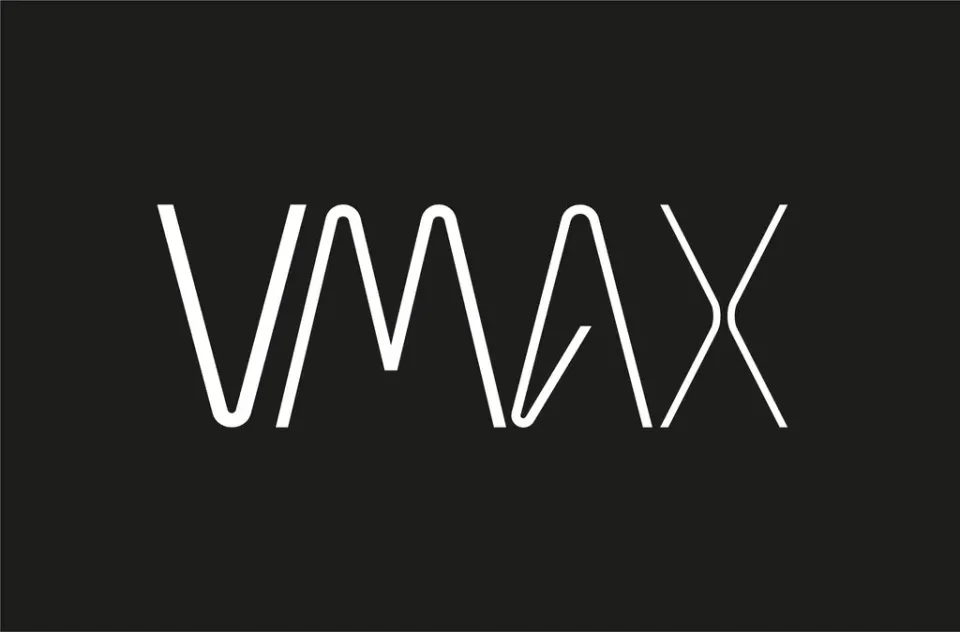 VMAX bakskjerm klistremerke original svart