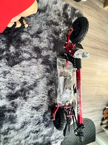 NanRobot D4+ Max elsparkesykkel 52V blå uten sete 2400W