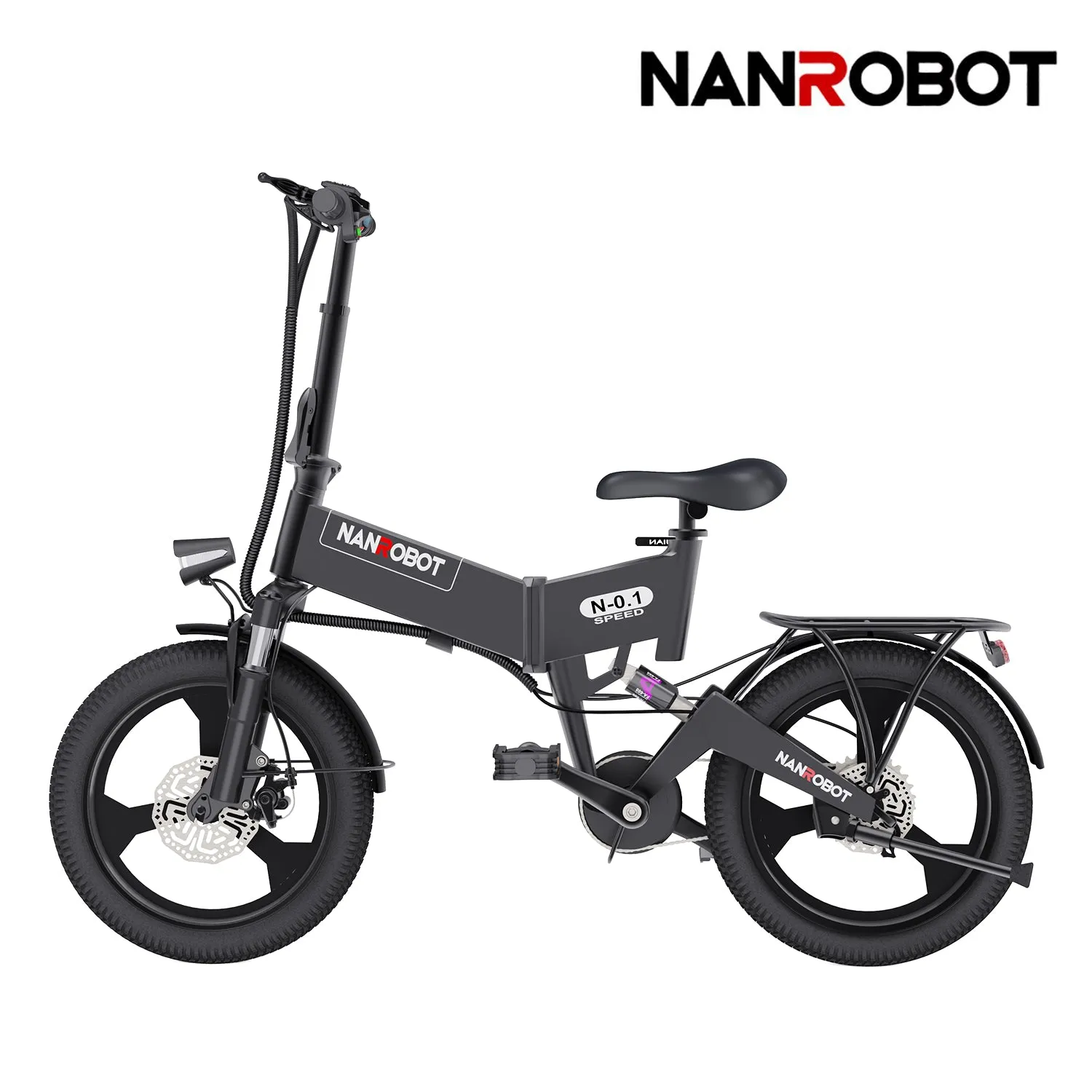 NanRobot N1 elsykkel 20 tommer 350W sammenleggbar