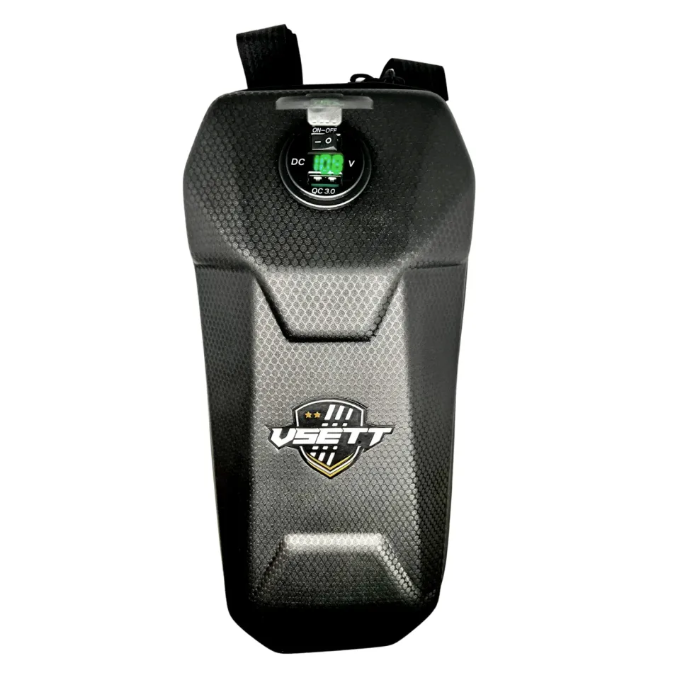 VSETT vanntett hardcase veske 29 cm med batteri