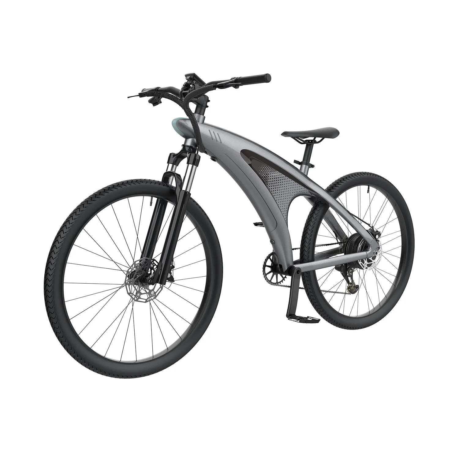 NanRobot Q5 elsykkel grå 650W 27,5" 28mph