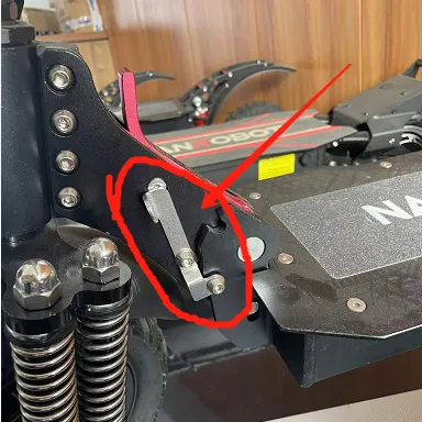 NanRobot D4+ foldetrigger rustfritt stål m/skruer