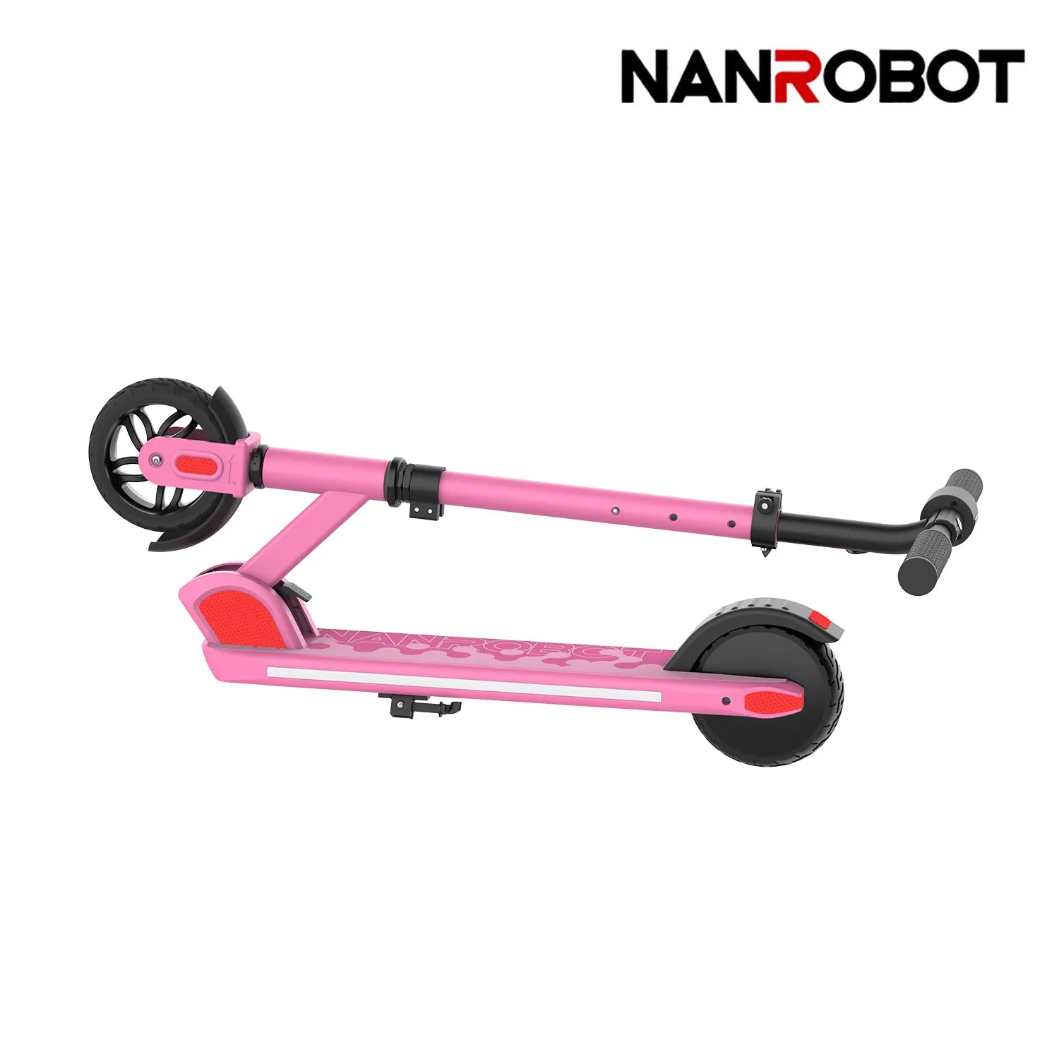 NanRobot K2 elsparkesykkel barn rosa 150W
