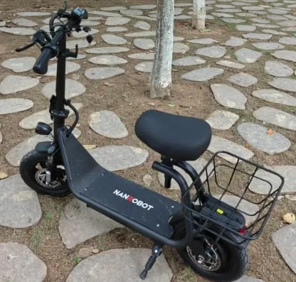 NanRobot M5 elsparkesykkel 36V 5.2Ah 350W grå sete