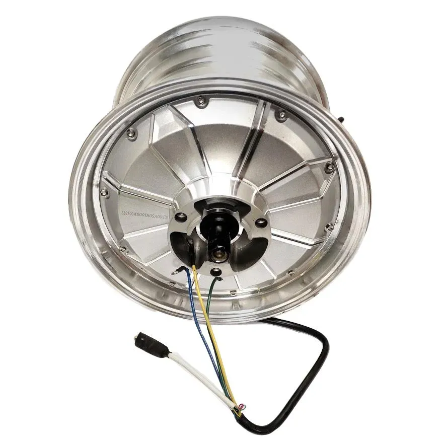 Skand motor 1000W svart kabel uten dekk elsparkesykkel