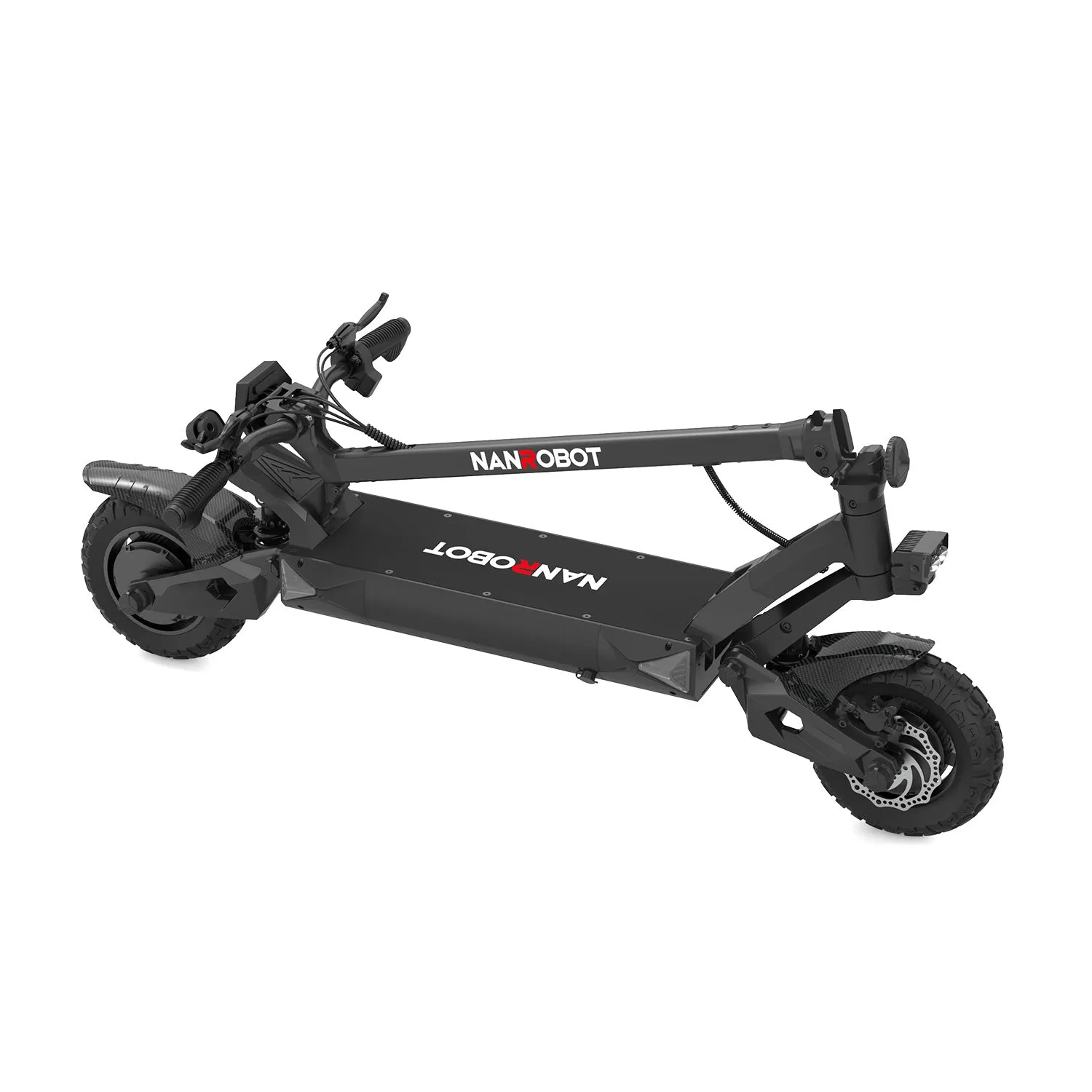 NanRobot R6 elsparkesykkel svart dobbeltmotor