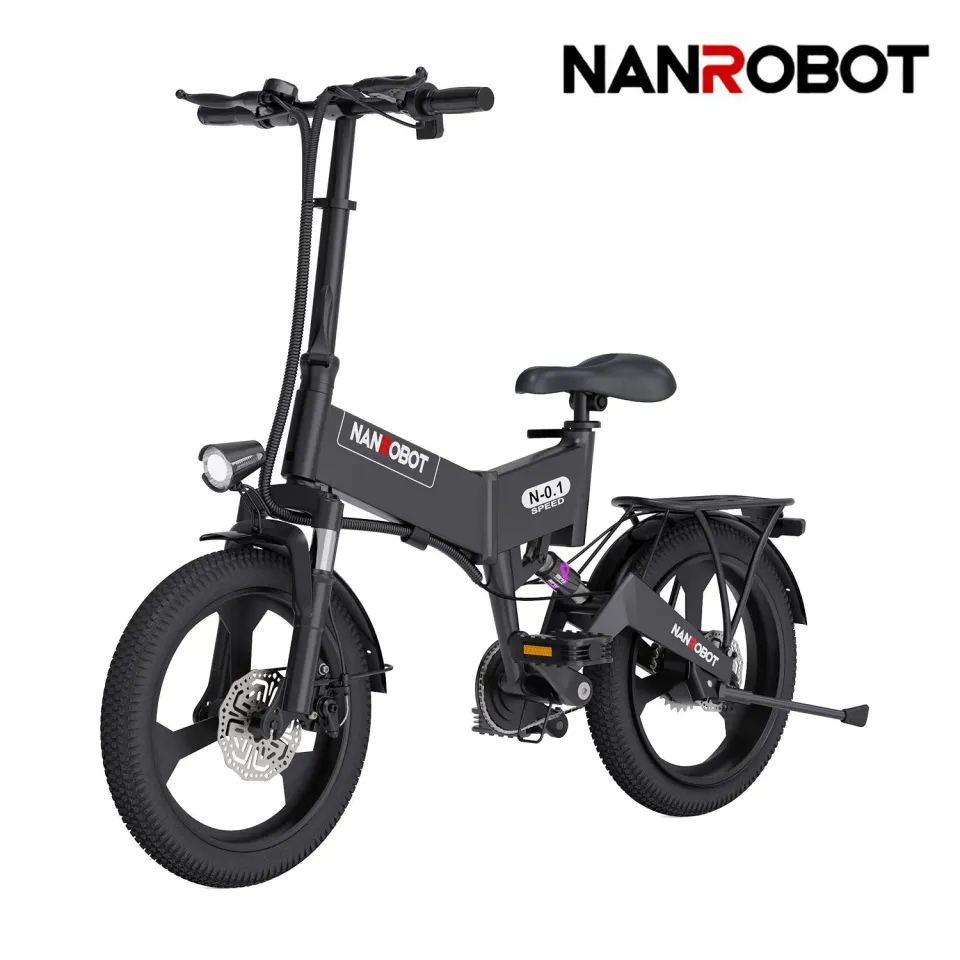 NanRobot N1 elsykkel 20 tommer 350W sammenleggbar