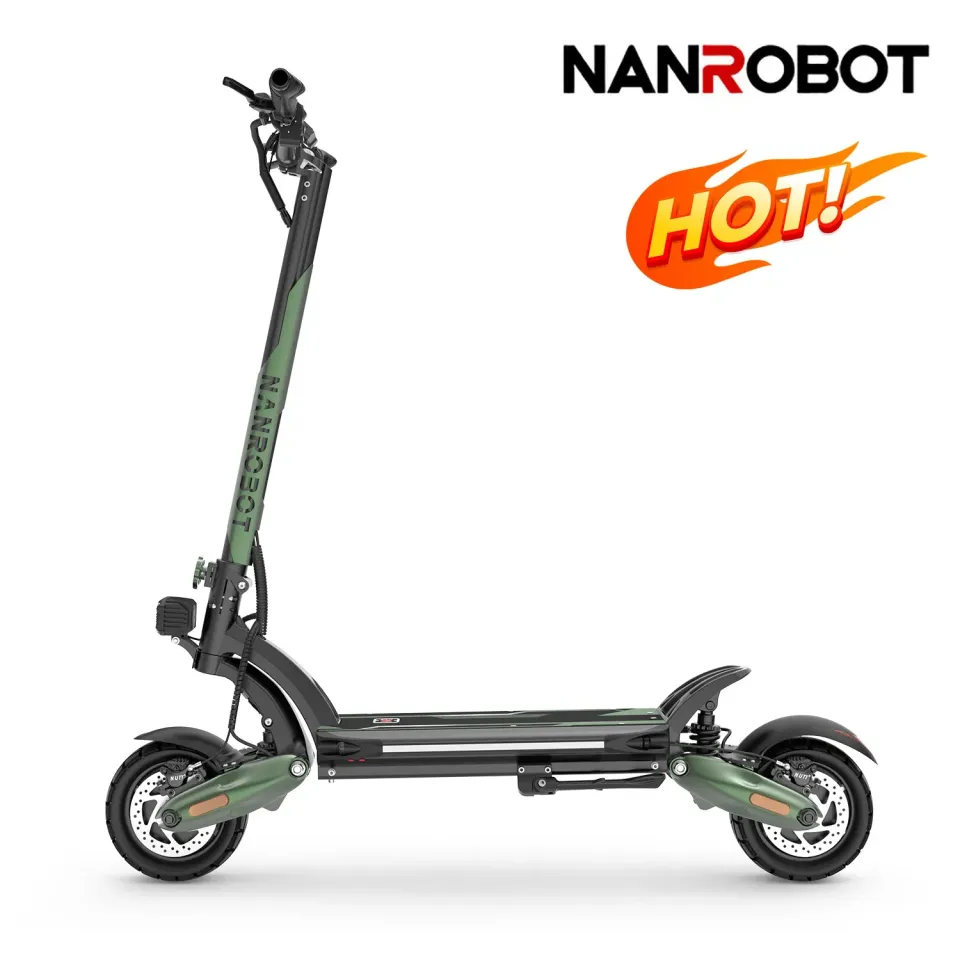 NanRobot D6+ Max elsparkesykkel uten sete 3000W 60V