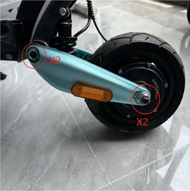 NanRobot motor muttersett 2 store+2 små D6+ 2.0