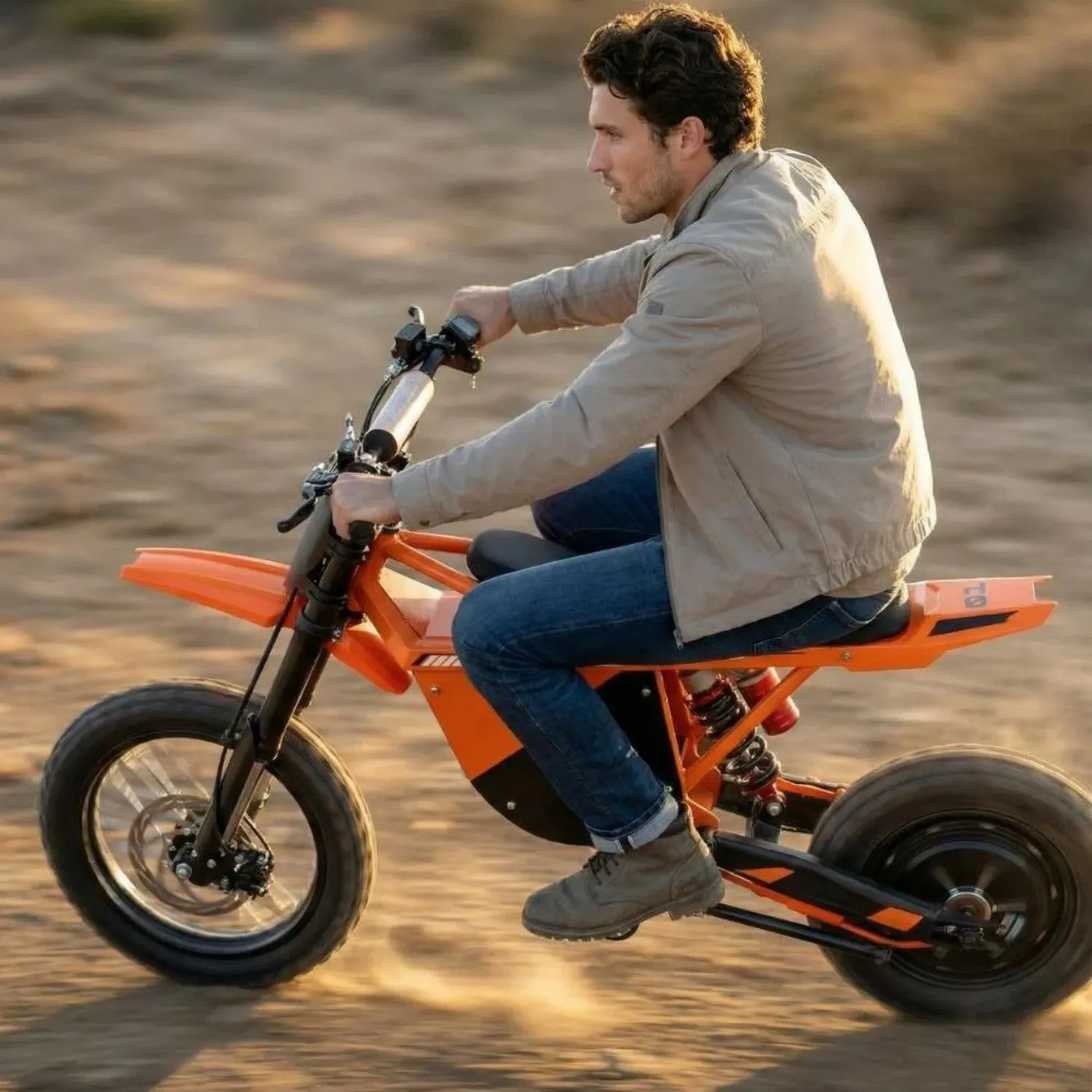 NanRobot KD2W14 elektrisk dirt bike 1000W 50 km