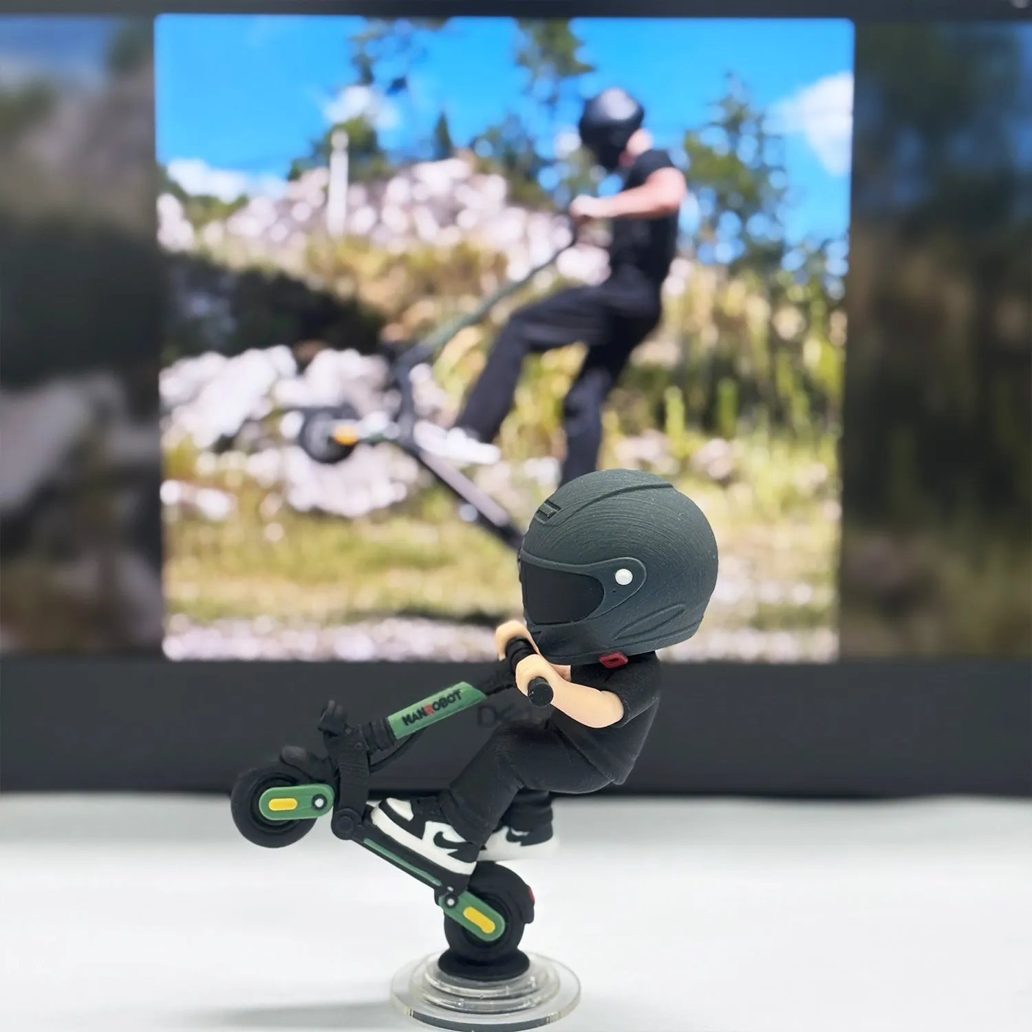 NanRobot 3D minifigur 10 cm personlig fra bilde
