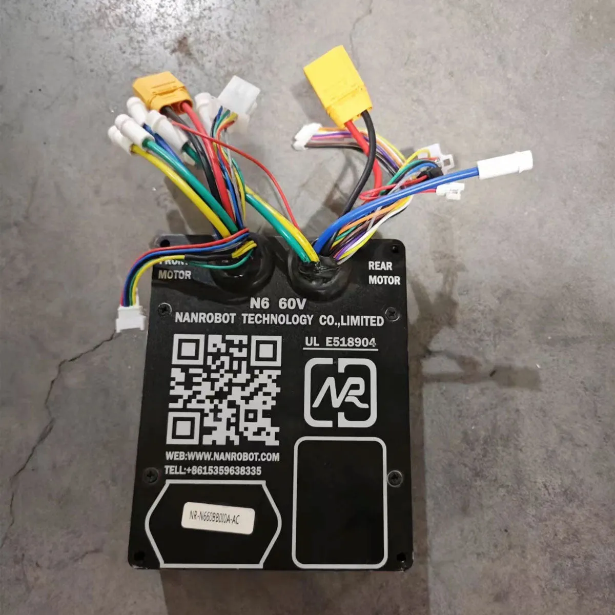 NanRobot 2-i-1 fartskontroller N6 52V LED-display