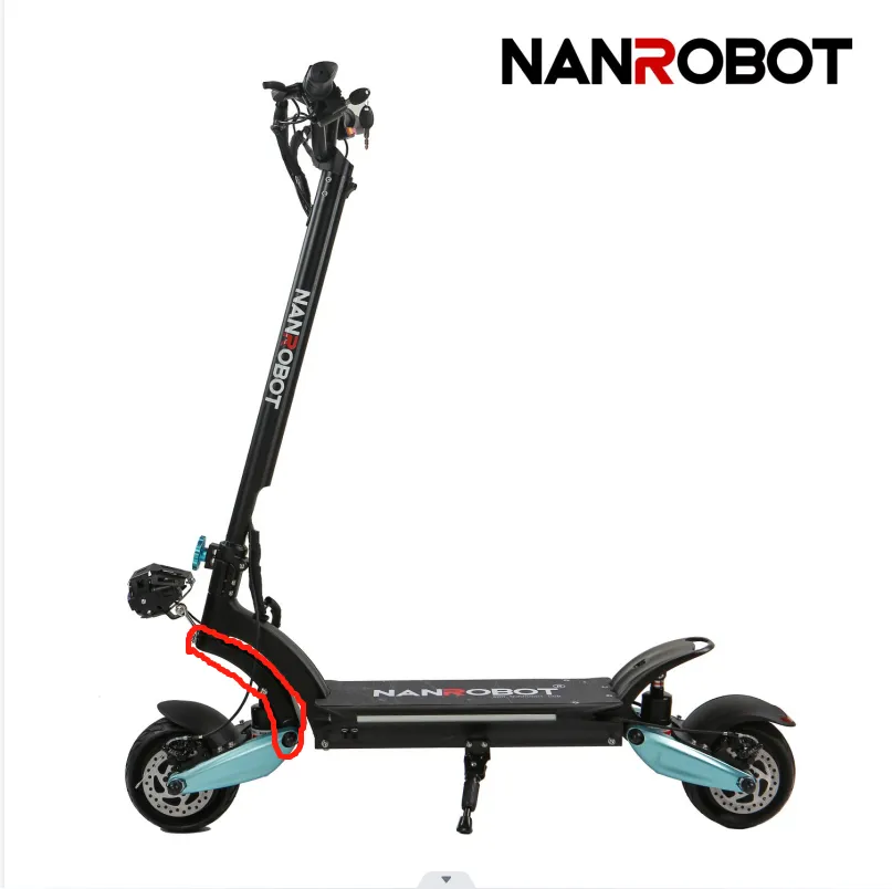 NanRobot D6+ styrestamme elsparkesykkel stål original