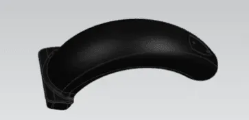 Zero 9 bakskjerm bak originalplast