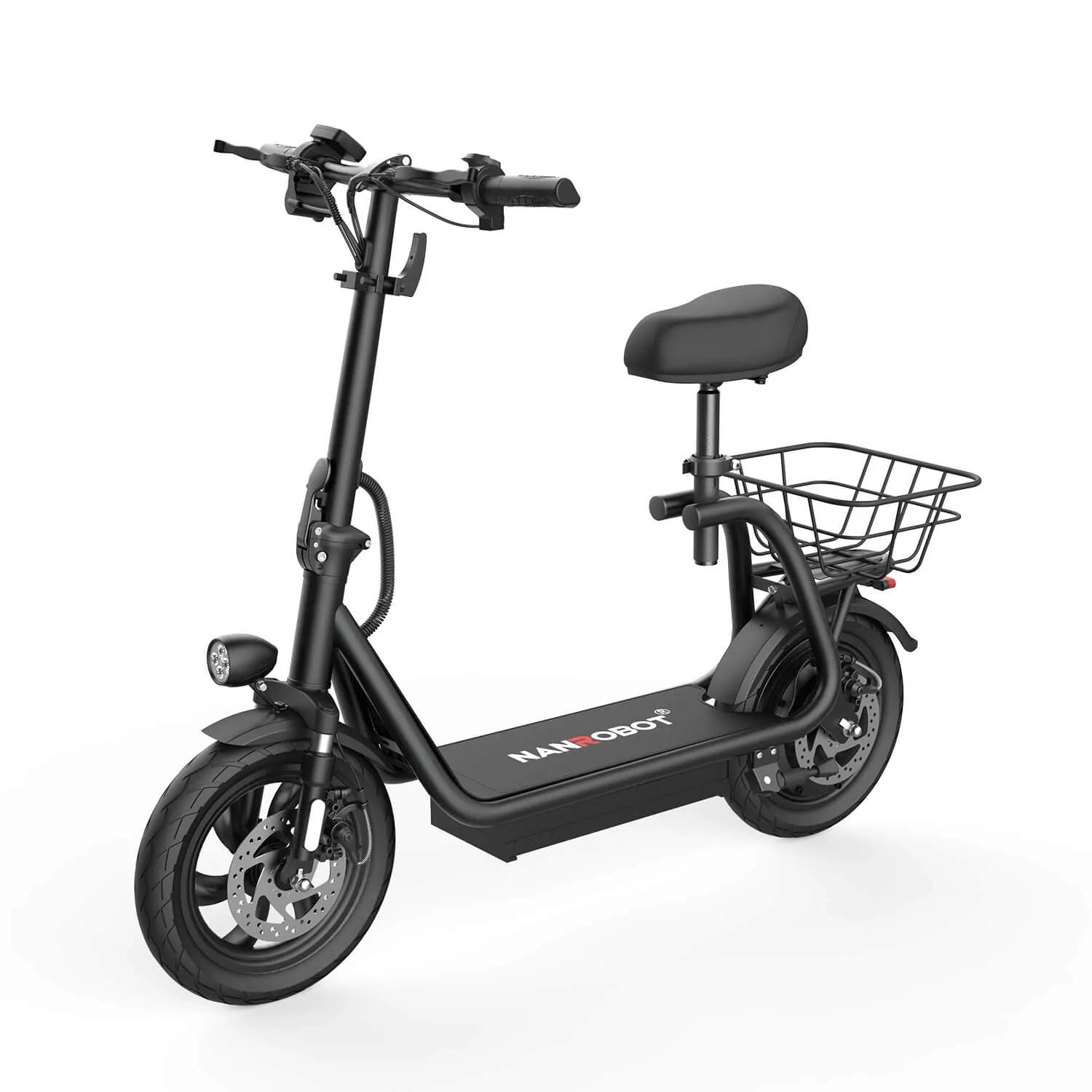 NanRobot M5 elsparkesykkel 36V 5.2Ah 350W grå sete
