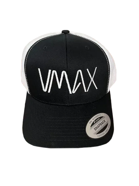 VMAX trucker caps snapback svart/hvit pustende