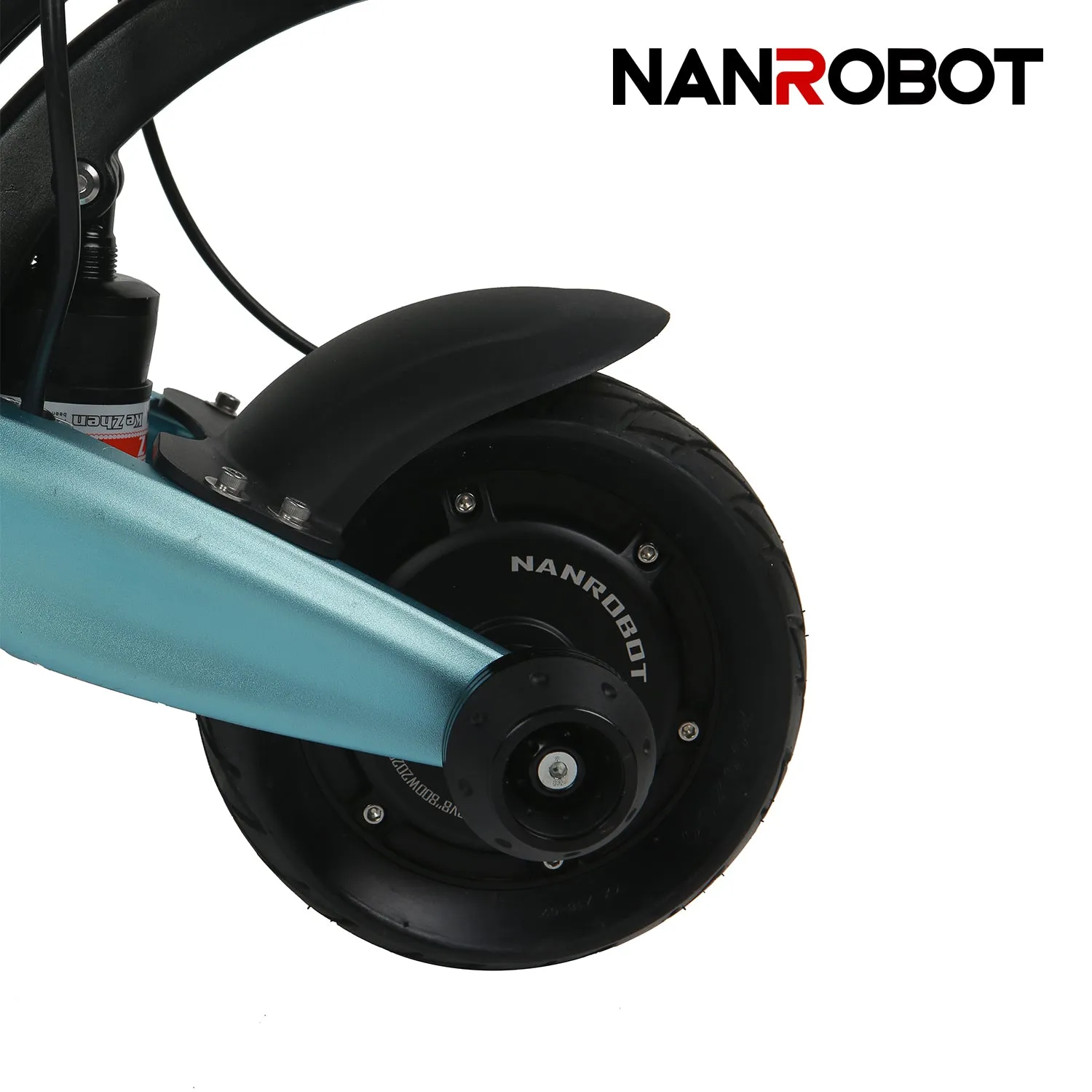 NanRobot crash pads elsparkesykkel 4-pakning svart