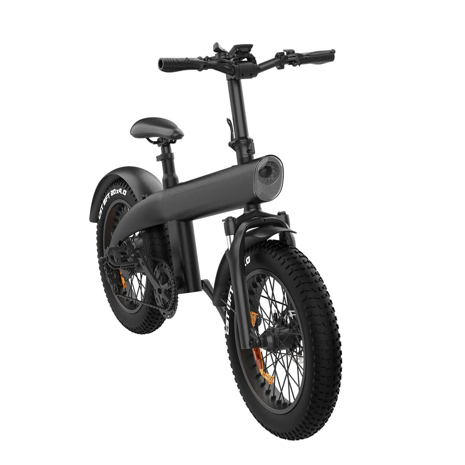 NanRobot Q3 elsykkel 750W 48V grå 20" fatbike