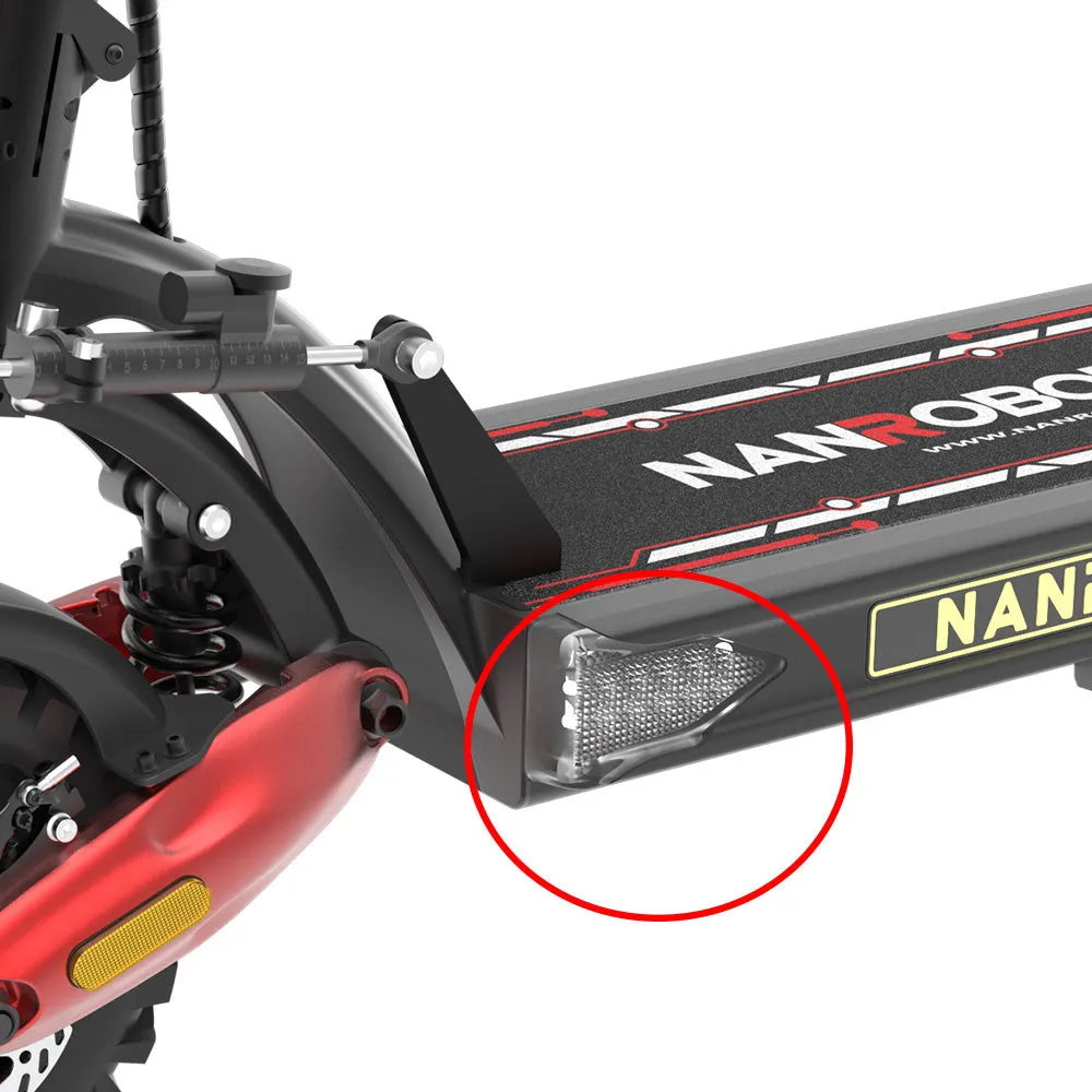NanRobot LS7+ lysskjerm foran og bak sett