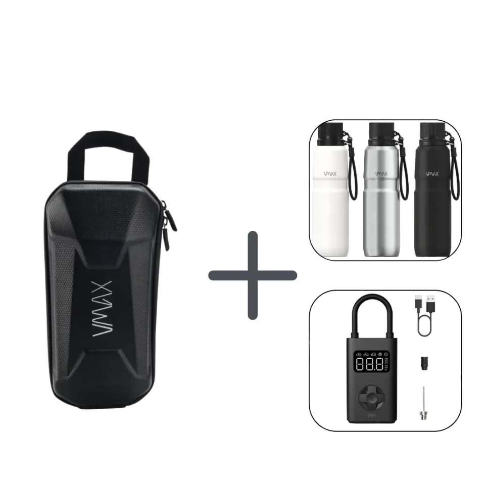 VMAX Rider Bundle veske flaske pumpe svart