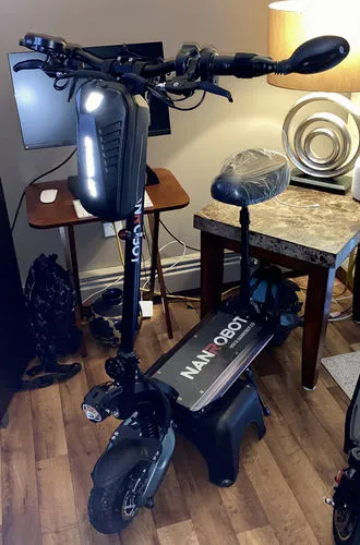 NanRobot sete til elsparkesykkel vanntett sammenleggbart