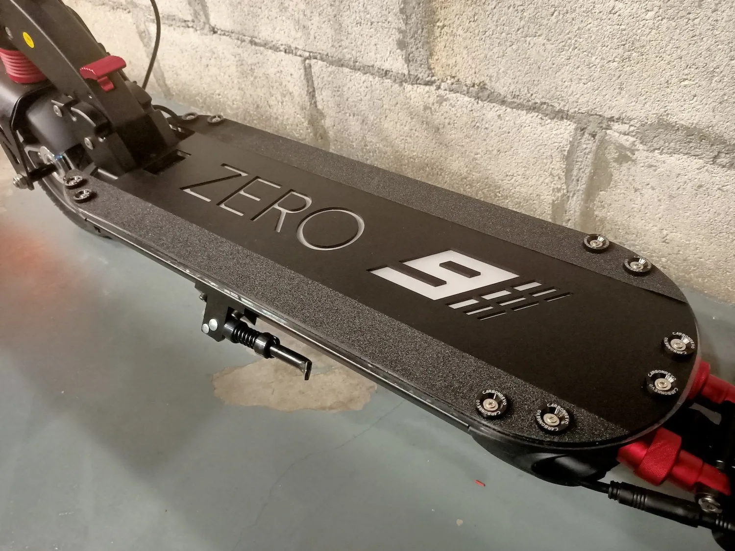 Zero 10X LED-deckbeskytter elsparkesykkel med lys