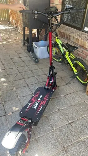 NanRobot D4+ Max elsparkesykkel 52V blå uten sete 2400W