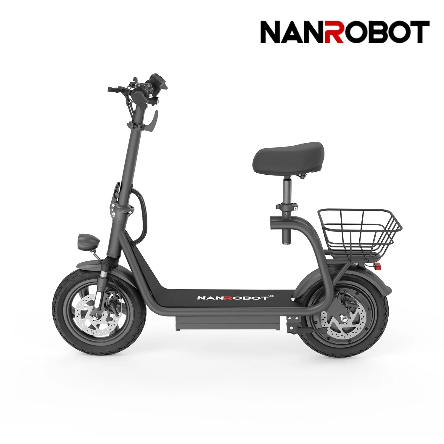 NanRobot M5 elsparkesykkel 36V 5.2Ah 350W grå sete