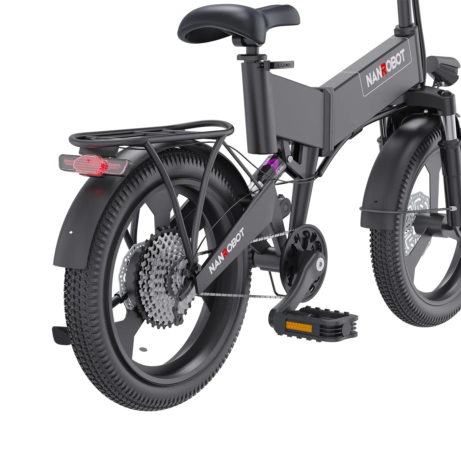 NanRobot N1 elsykkel 20 tommer 350W sammenleggbar