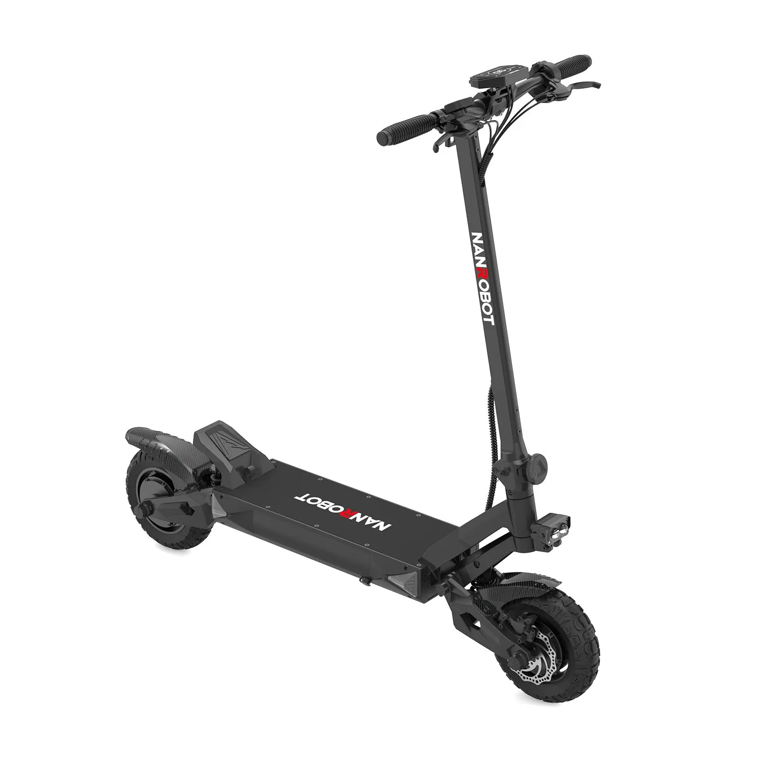 NanRobot R6 elsparkesykkel svart dobbeltmotor